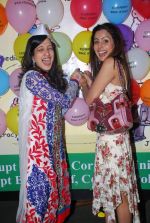 Amy Billimoria, Nandini Singh at Viren Shah_s happy slappy party in Blue Frog on 12th Feb 2012 (34).JPG